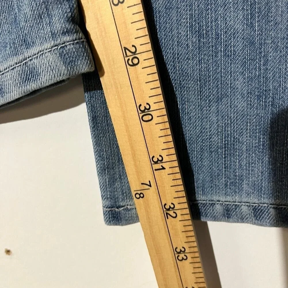 Leiv's 511 Slim Straight Fit Washed Light Blue Mens Jeans Size‎ 30x32